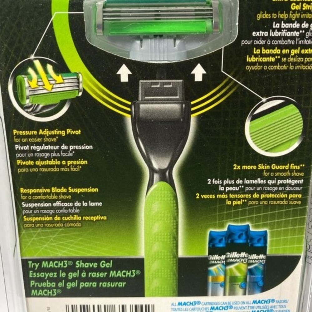 Gillette Mach 3 Sensitive Men's Razor - Picture 7 of 13